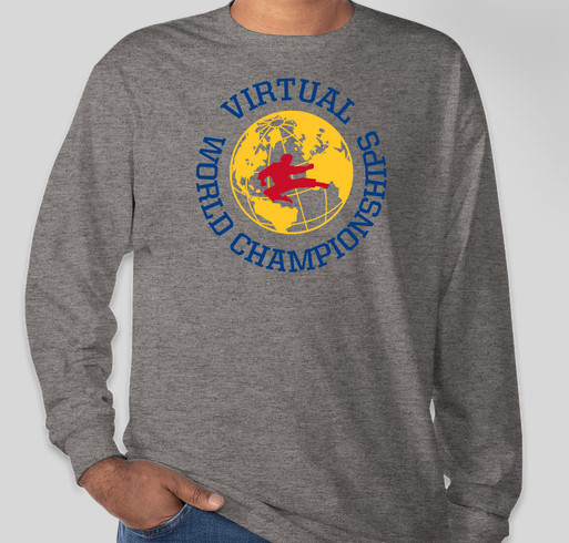 Virtual World Championships Merch Fundraiser - unisex shirt design - front