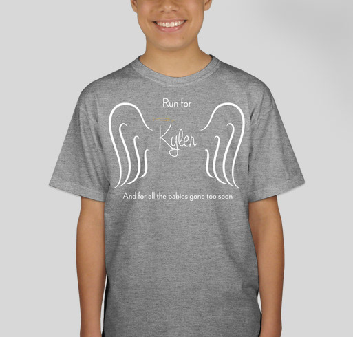 Run For Kyler 2015 Fundraiser - unisex shirt design - front