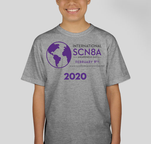 International SCN8A Awareness Day 2020 Fundraiser - unisex shirt design - front