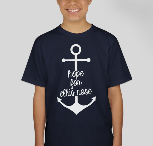 Team Ellis Rose for the Cystic Fibrosis Foundation Fundraiser - unisex shirt design - front