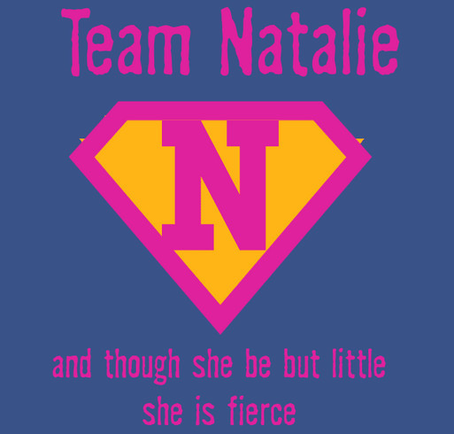 Team Natalie shirt design - zoomed