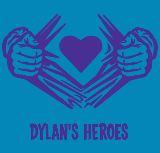 Dylan's Heroes Relay for Life Team shirt design - zoomed