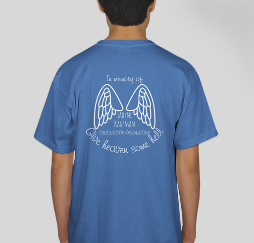T-shirt/Sweatshirts for Jadyne Fundraiser - unisex shirt design - front