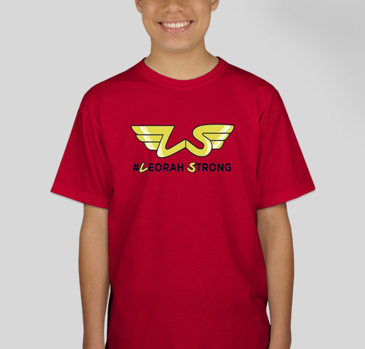 Leorah Strong Fundraiser - unisex shirt design - front