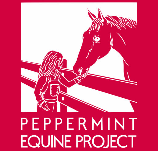 Peppermint Equine Project TShirt Fundraiser shirt design - zoomed