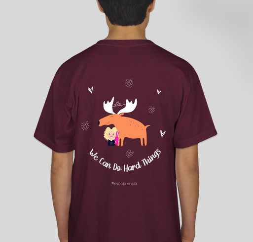 Moose Mob Shirts Fundraiser - unisex shirt design - back