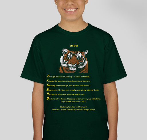 Wendell E. Green Elementary School Co-curricular and Extracurricular Expansion Fundraiser - unisex shirt design - front