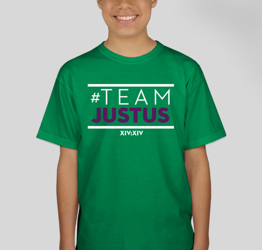 Team Justus Fundraiser - unisex shirt design - front