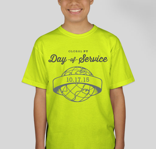 Global PT Day of Service Fundraiser - unisex shirt design - front