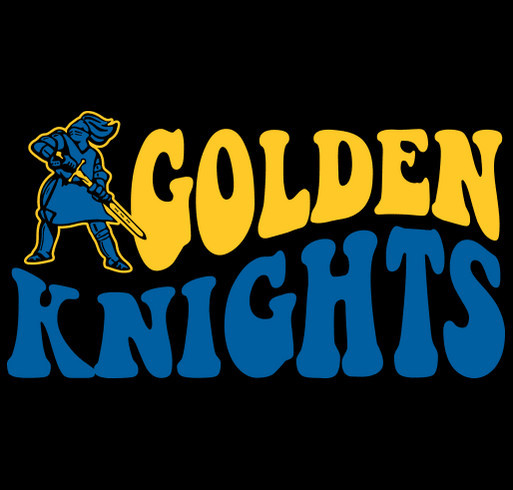 EME Golden Knights Fundraiser shirt design - zoomed