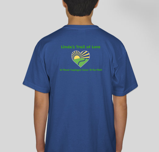 Linda's Trail of Love 5K T-shirts Fundraiser - unisex shirt design - back