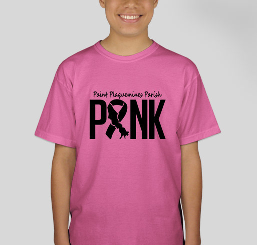 Paint Plaquemines Parish Pink Fundraiser - unisex shirt design - small