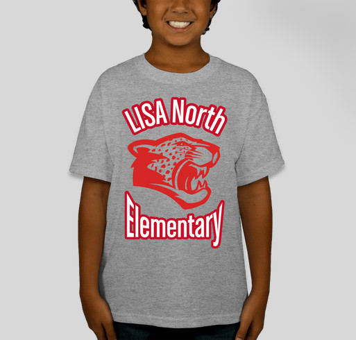 LISA North Elementary Spirit Shirts Fundraiser - unisex shirt design - front