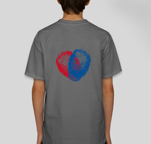 Jaedyn's Brave Heart Fundraiser - unisex shirt design - back