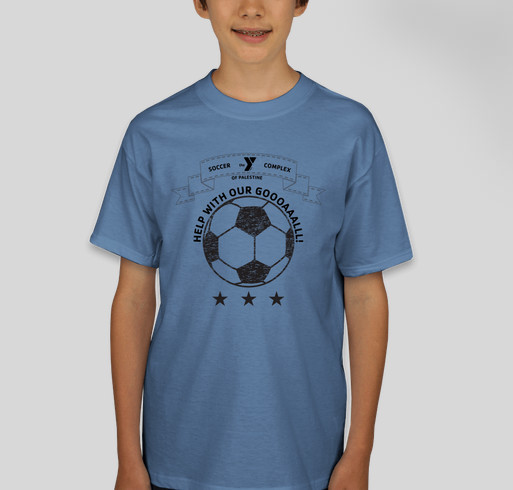 Palestine Y Soccer Fundraiser - unisex shirt design - front