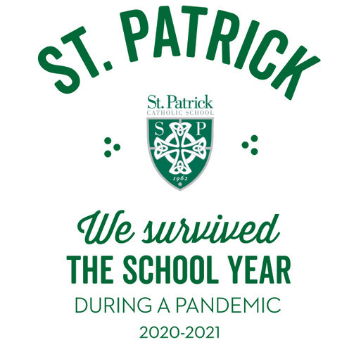 St. Patrick Catholic School shirt design - zoomed