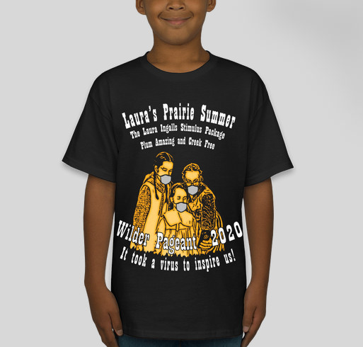 SEPIA PLUM AMAZING: Must Have T-SHIRT Souvenir of Laura’s Prairie Summer Fundraiser - unisex shirt design - front