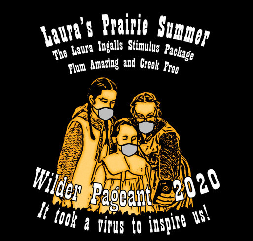 SEPIA PLUM AMAZING: Must Have T-SHIRT Souvenir of Laura’s Prairie Summer shirt design - zoomed