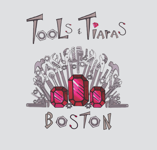 Tools & Tiaras Boston Summer Camp Camper T-shirts shirt design - zoomed