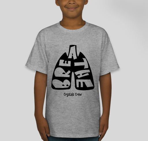 Just Breathe! Fundraiser - unisex shirt design - front