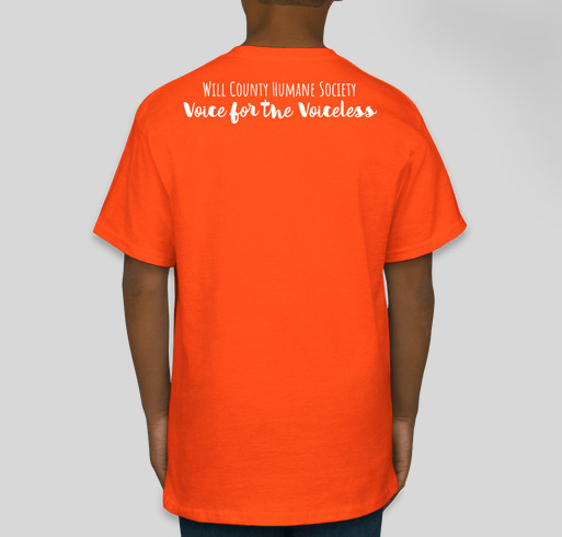 WCHS Paw Support Tees Fundraiser - unisex shirt design - back