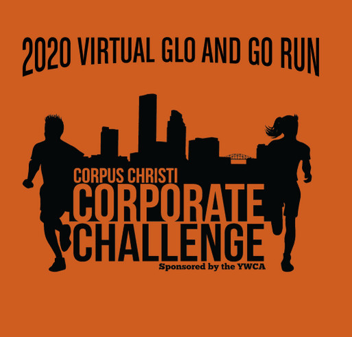 2020 YWCA Corporate Challenge & Run shirt design - zoomed