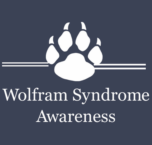 Wolfram Syndrome Awareness shirt design - zoomed