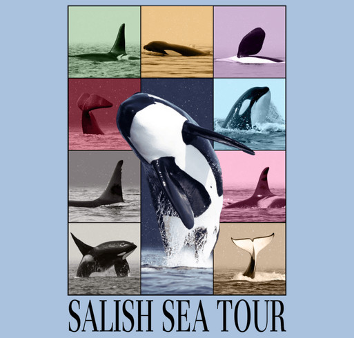 In My Orca Era: The Salish Sea Tour shirt design - zoomed