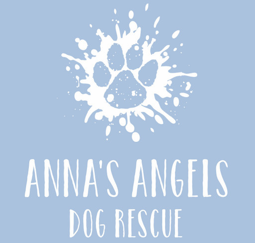 Anna's Angels Dog Rescue shirt design - zoomed