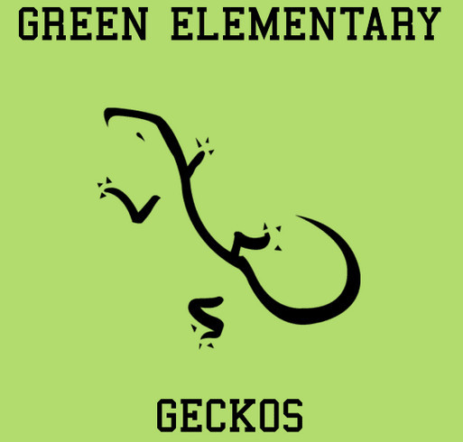#GO GECKO GREEN2! shirt design - zoomed