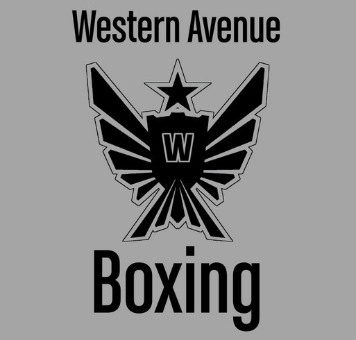 Kids Western Avenue Boxing Gym Shirts shirt design - zoomed