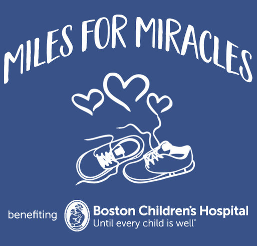 Youth - Miles for Miracles shirt design - zoomed