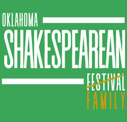 Oklahoma Shakespearean Festival shirt design - zoomed