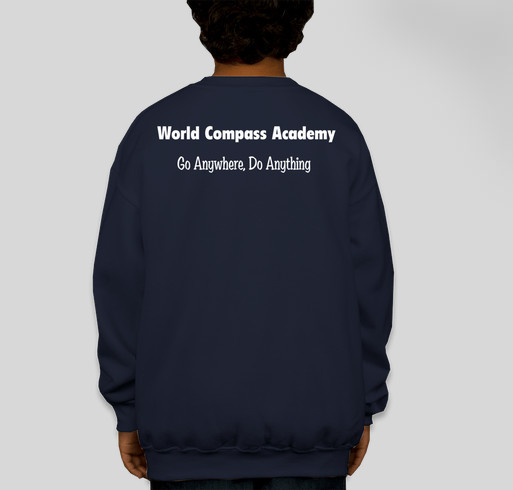 WCA Elementary Sweatshirt Fundraiser - unisex shirt design - back