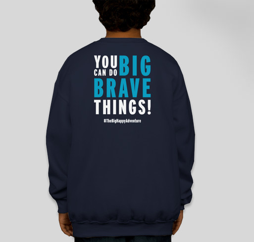 The Big Happy Adventure Fundraiser - unisex shirt design - back