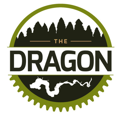 Michigan's Dragon at Hardy Dam shirt design - zoomed