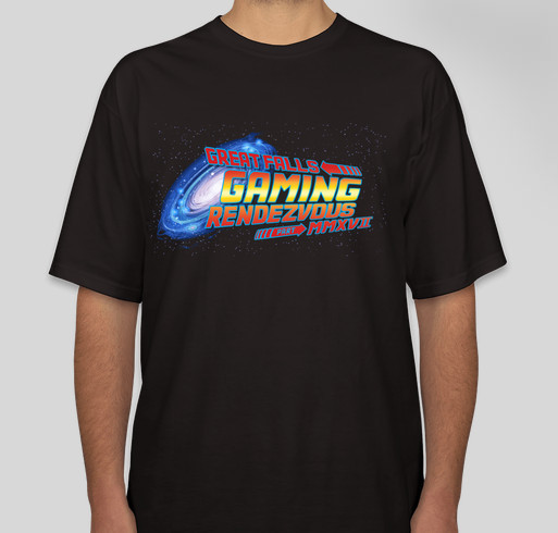 Great Falls Gaming Rendezvous 2017 T-shirt Fundraiser - unisex shirt design - front