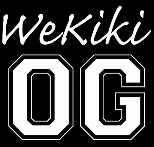 WeKiki OG Server Supporter Tees shirt design - zoomed