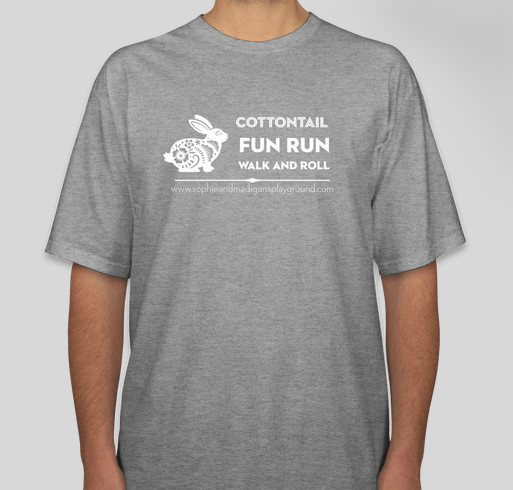 Cottontail Fun Run Walk and Roll Fundraiser - unisex shirt design - front