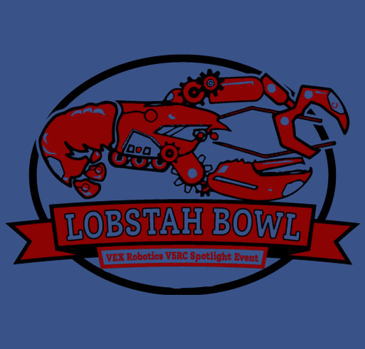 Lobstah Bowl Spotlight Event shirt design - zoomed