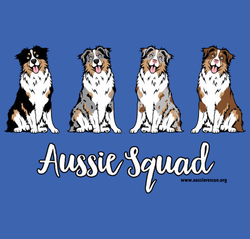 Aussie Rescue Fundraiser shirt design - zoomed