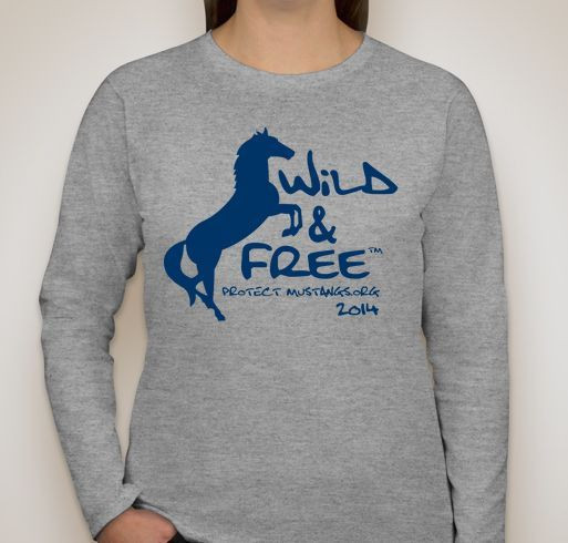 Protect Mustangs - Wild & Free Fundraiser - unisex shirt design - front