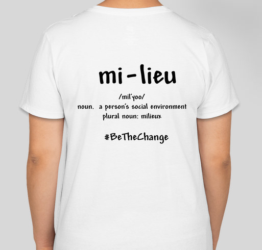 The Milieux Project: Fly - Ella Fundraiser - unisex shirt design - back
