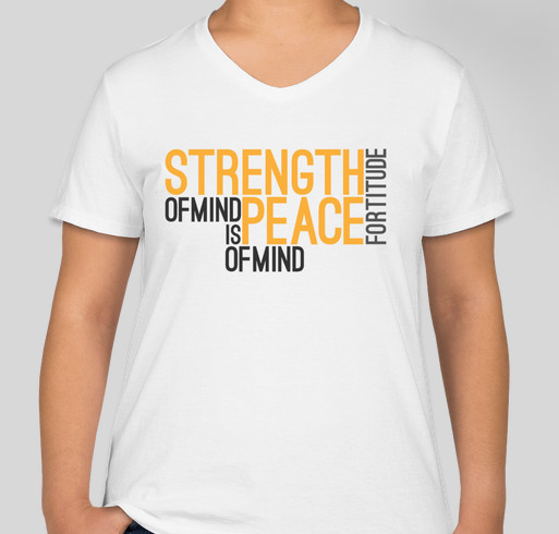 Fortitude for All - V-Necks Fundraiser - unisex shirt design - front