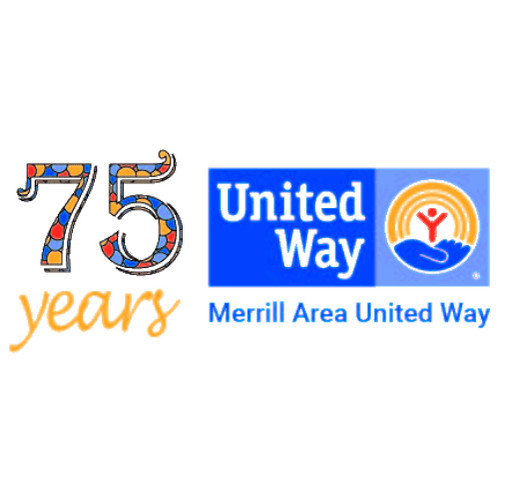 Merrill Area United Way 75th Anniversary! shirt design - zoomed