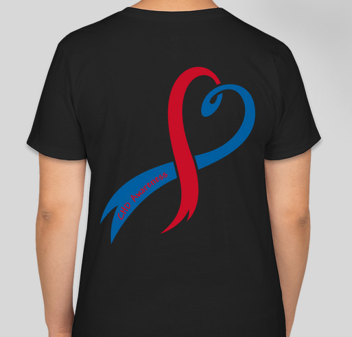 Hearts for Conner Fundraiser - unisex shirt design - back
