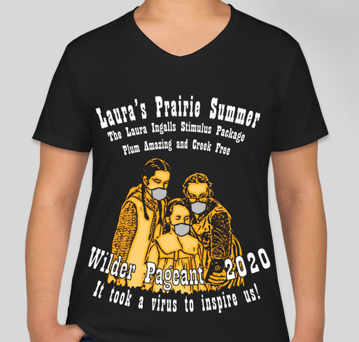 SEPIA PLUM AMAZING: Must Have T-SHIRT Souvenir of Laura’s Prairie Summer Fundraiser - unisex shirt design - front