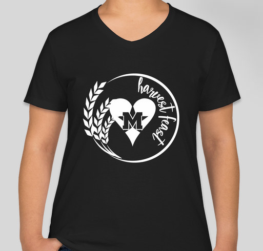 Harvest Feast Meredith Heart Fundraiser - unisex shirt design - front
