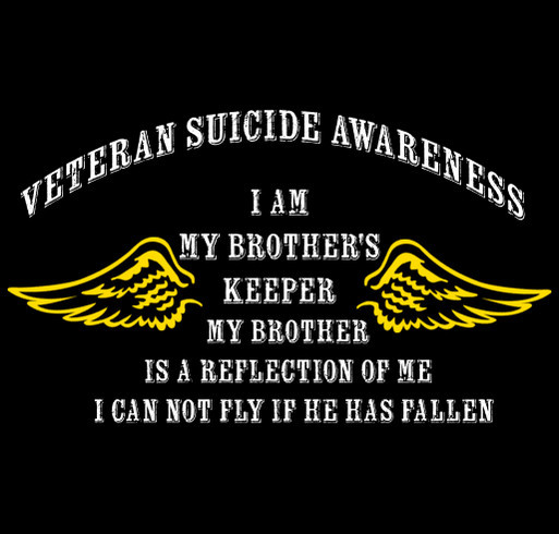 Military & Veteran Suicide Awareness shirt design - zoomed