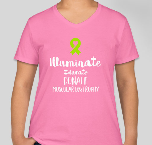 Help spread the word Muscular and Neuromuscular diseases Fundraiser - unisex shirt design - front